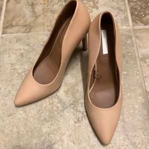 Tan pumps